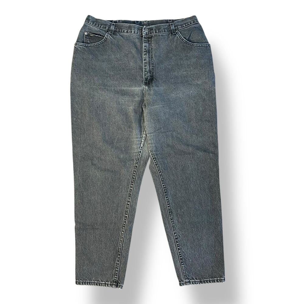 Lee Vintage Charcoal Gray Straight Leg Jeans‎ Size 22W 38x29 1/4 Union Made